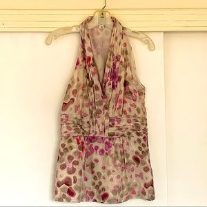 gorgeous sleeveless silk top for special events!